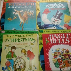 Vintage collectable book and Record set.